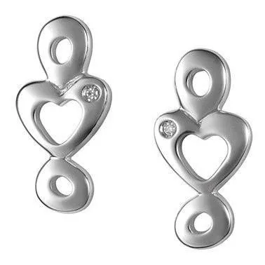 Hot Diamonds Sterling Silver Earrings D