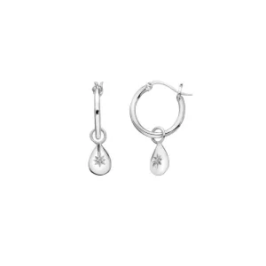 Hot Diamonds Sterling Silver Teardrop Earrings D