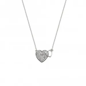 Hot Diamonds Togetherness Sterling Silver White Topaz Heart Locket D