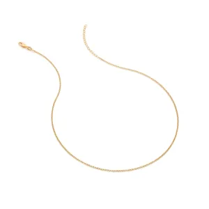 Hot Diamonds x Jac Jossa Embrace Gold Plated Sterling Silver Belcher Chain Necklace 40 - 45cm D