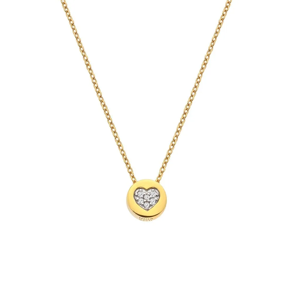 Hot Diamonds x Jac Jossa Gold Plated Sterling Silver Heart Necklace