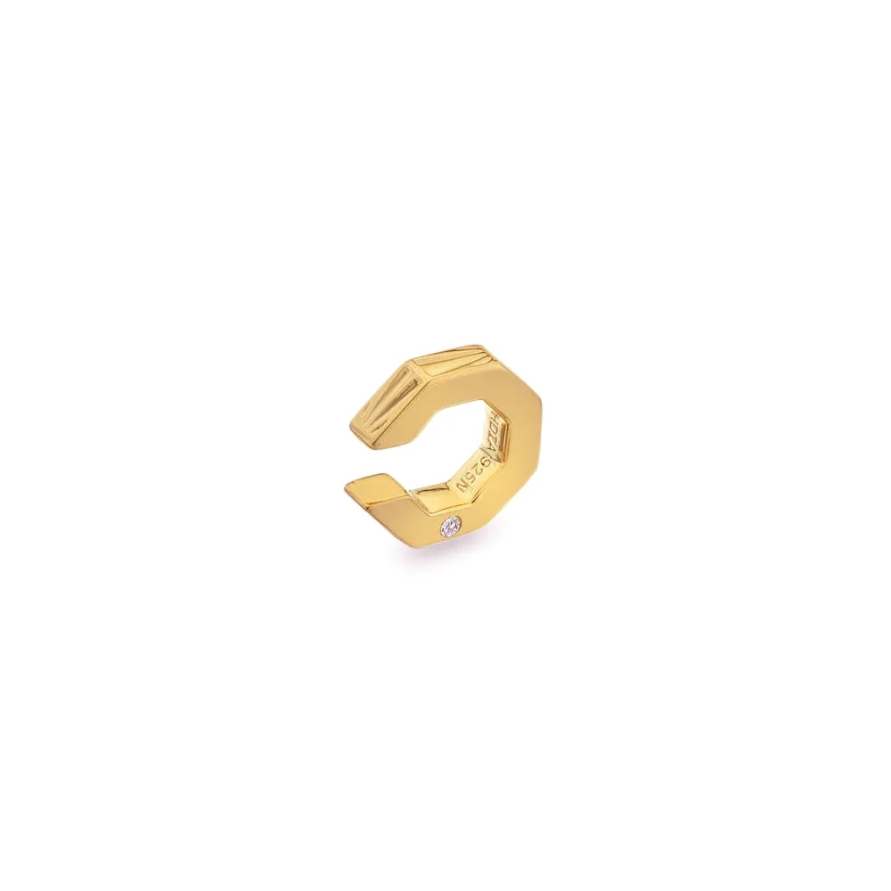 Hot Diamonds x Jac Jossa Hope Gold Plated Sterling Silver Ear Cuff