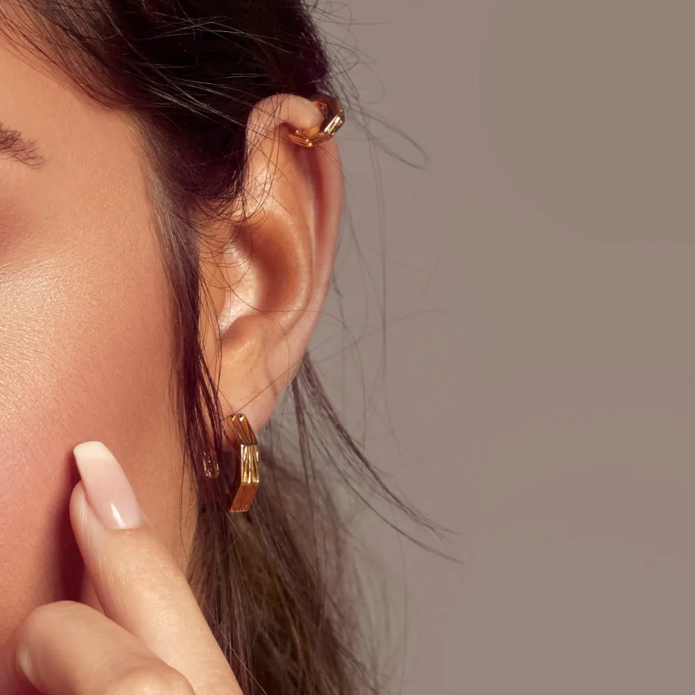 Hot Diamonds x Jac Jossa Hope Gold Plated Sterling Silver Ear Cuff