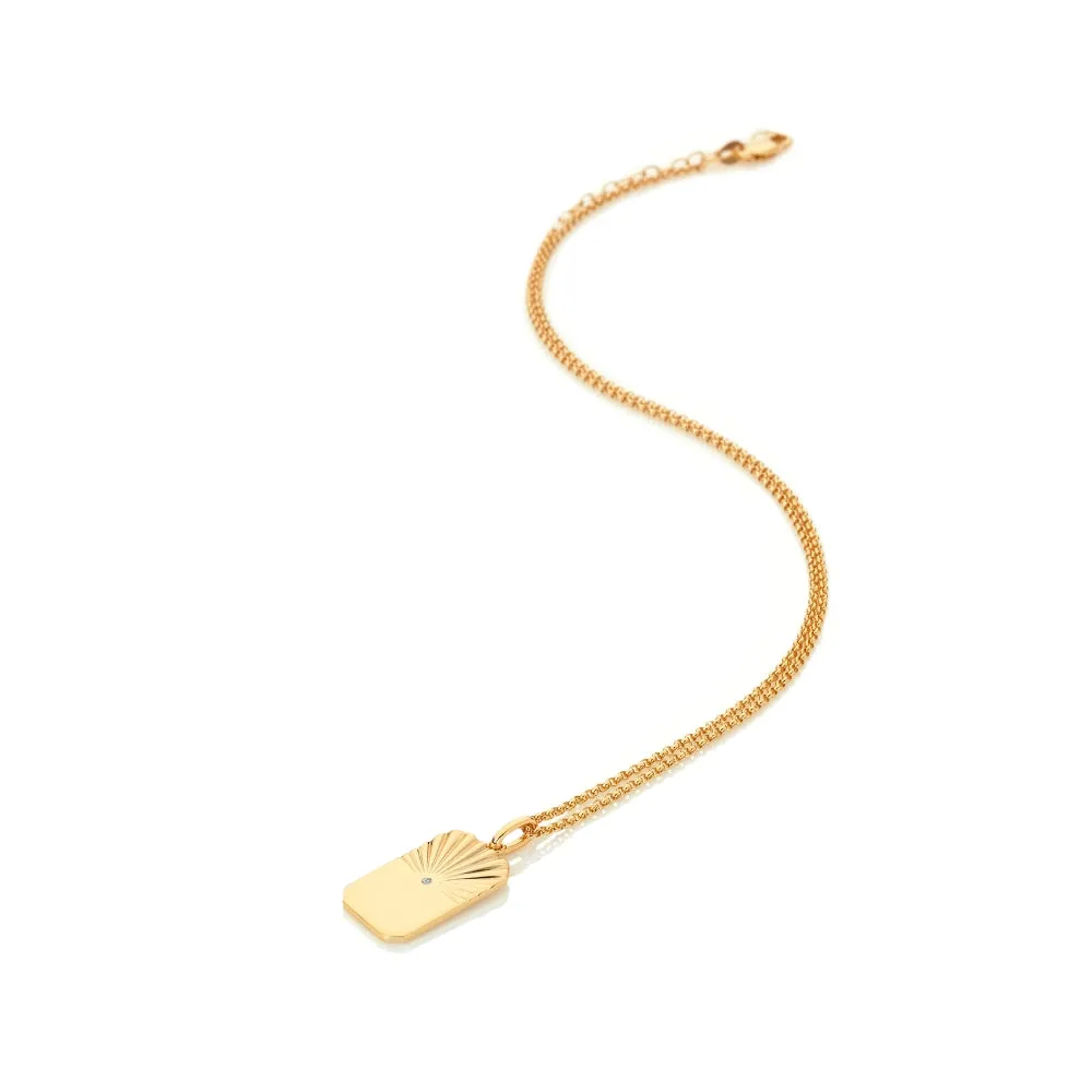 Hot Diamonds x Jac Jossa Hope Gold Plated Sterling Silver Pendant