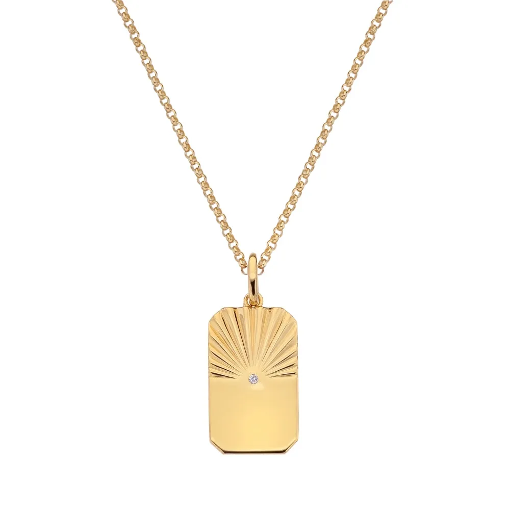 Hot Diamonds x Jac Jossa Hope Gold Plated Sterling Silver Pendant