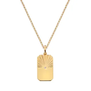 Hot Diamonds x Jac Jossa Hope Gold Plated Sterling Silver Pendant