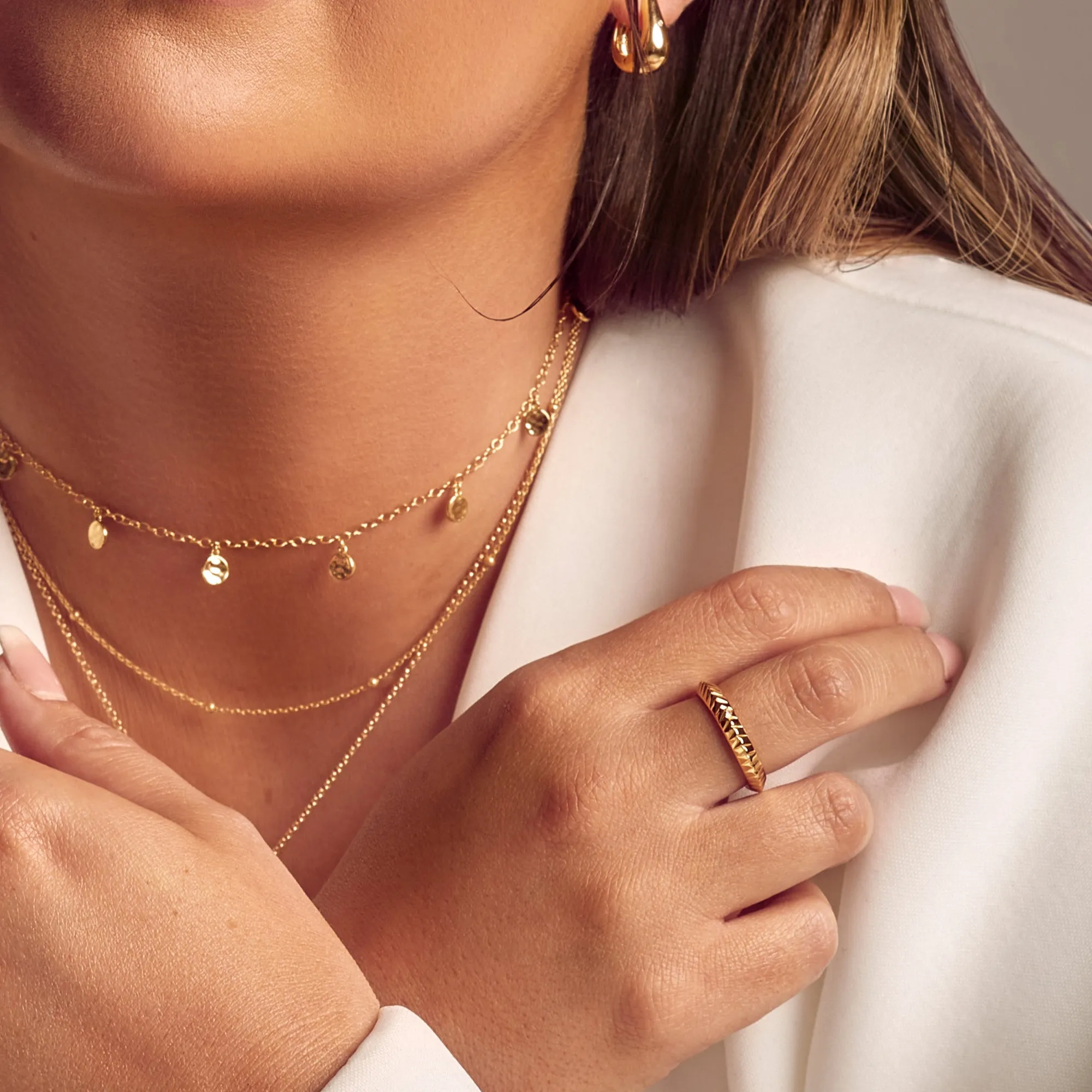 Hot Diamonds x Jac Jossa Hope Gold Plated Sterling Silver Ring