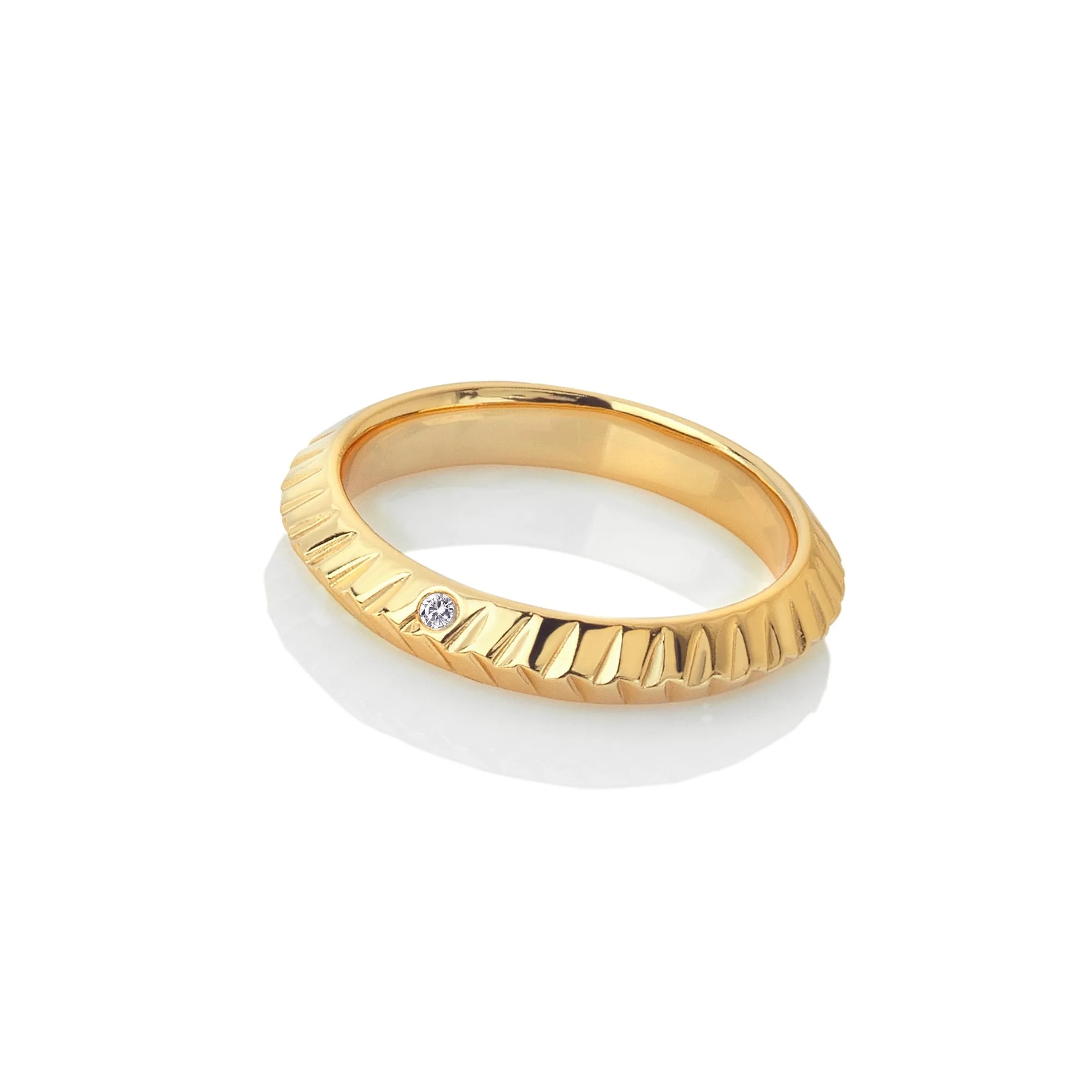 Hot Diamonds x Jac Jossa Hope Gold Plated Sterling Silver Ring
