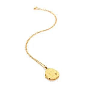 Hot Diamonds x Jac Jossa Lunar Gold Plated Sterling Silver Large Locket