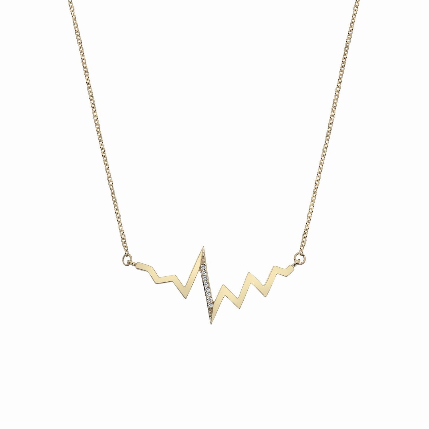 Hot Diamonds Beat 9ct Yellow Gold Necklace D