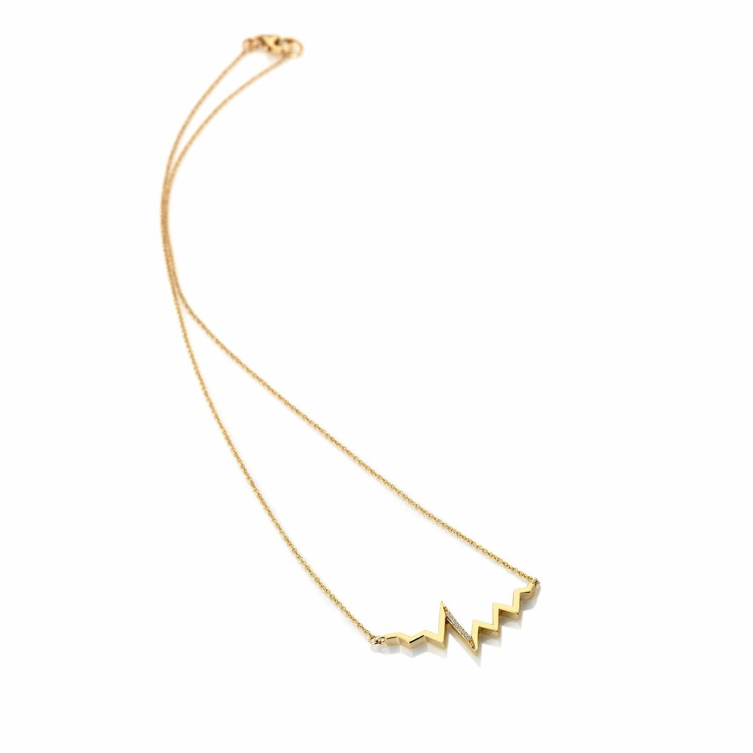 Hot Diamonds Beat 9ct Yellow Gold Necklace D