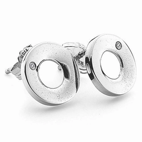 Hot Diamonds Emerge Sterling Silver Open Circle Earrings