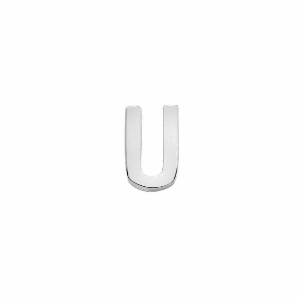 Hot Diamonds Icon Storyteller Sterling Silver Letter U Pendant Charm D