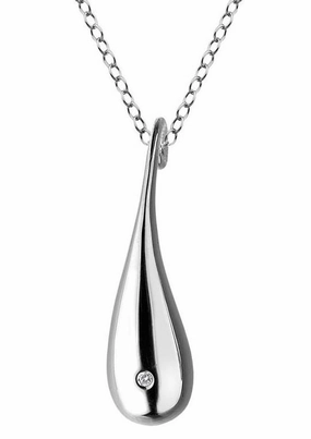 Hot Diamonds Mirage Sterling Silver Long Drop Necklace