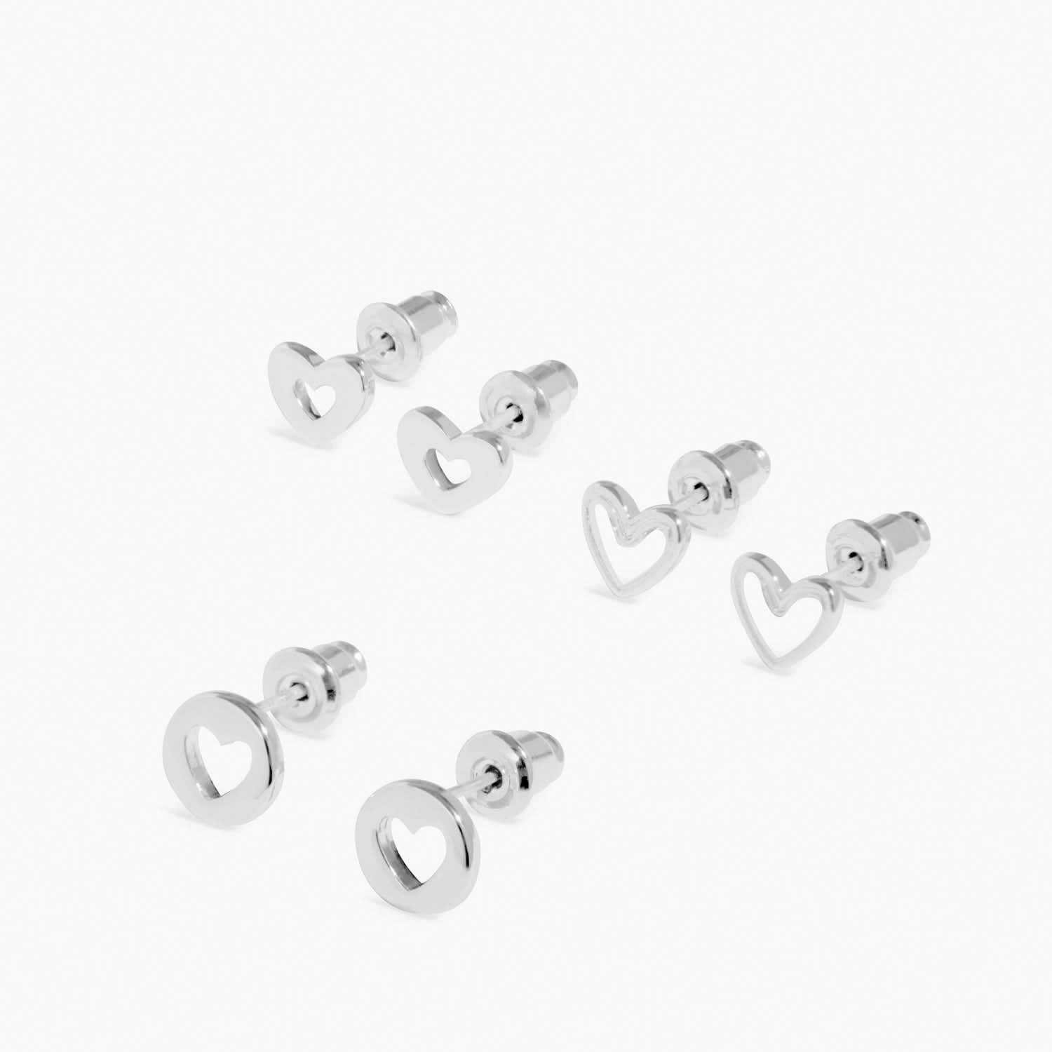 Life's A Charm 50th Birthday Silver Plated Earrings 8140