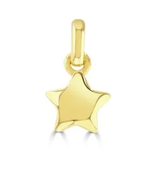 Little Star Gold Plated Sterling Silver Star Charm