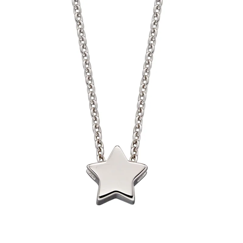 Little Star Sterling Silver Alice Star Childs Necklace