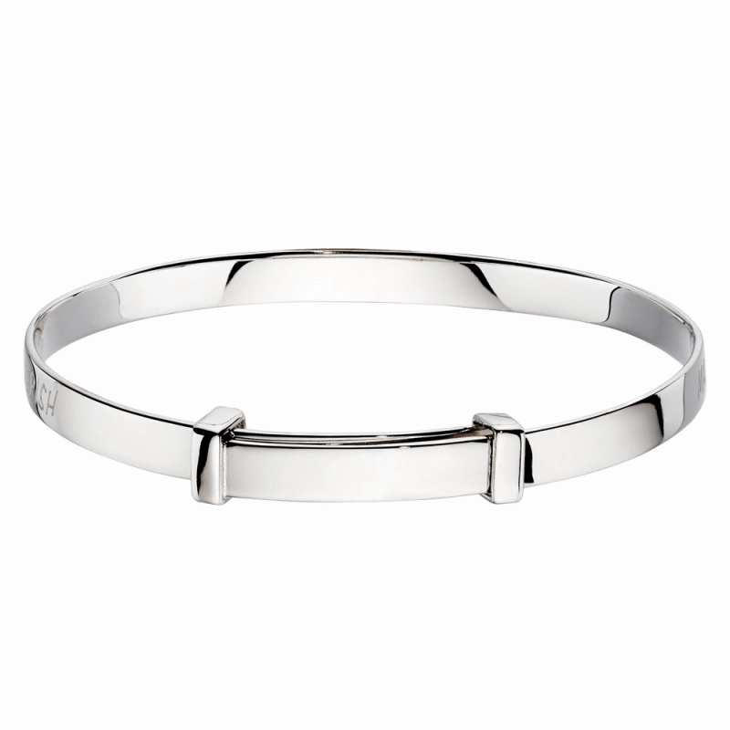 Little Star Sterling Silver Cherish Baby Bangle