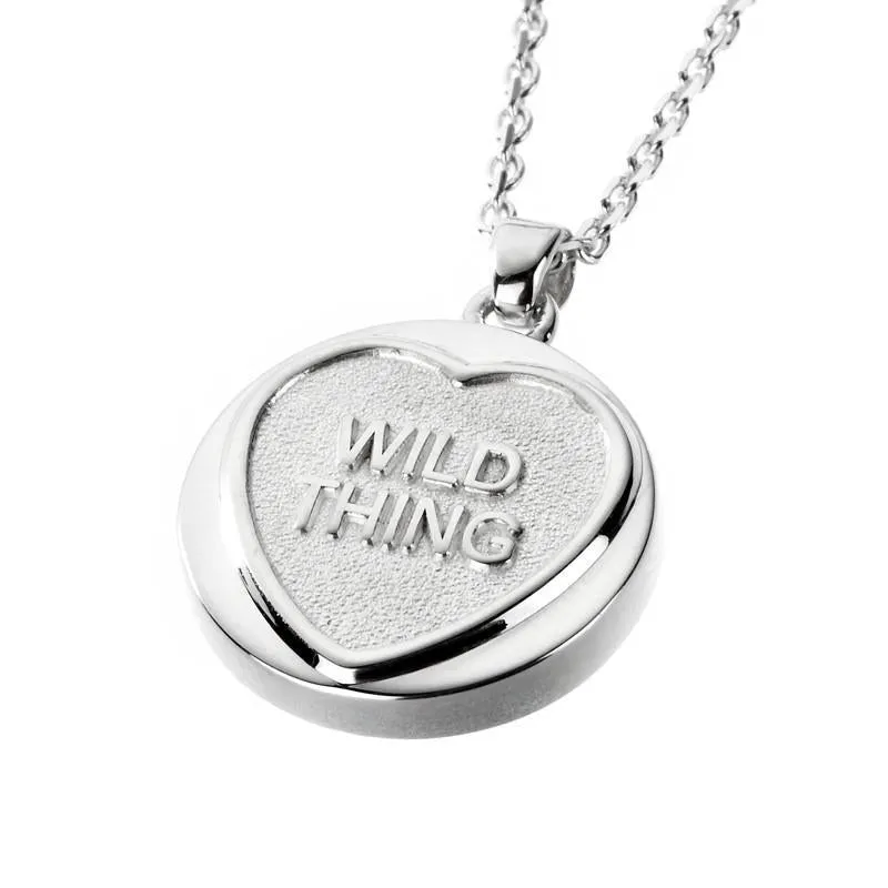 Love Hearts Classic Sterling Silver "Wild Thing" Necklace