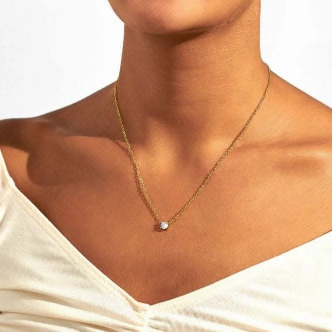 Love From Your Little Ones One Gold Plated 46cm   5cm Necklace 6915