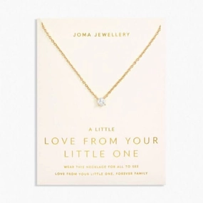Love From Your Little Ones One Gold Plated 46cm   5cm Necklace 6915