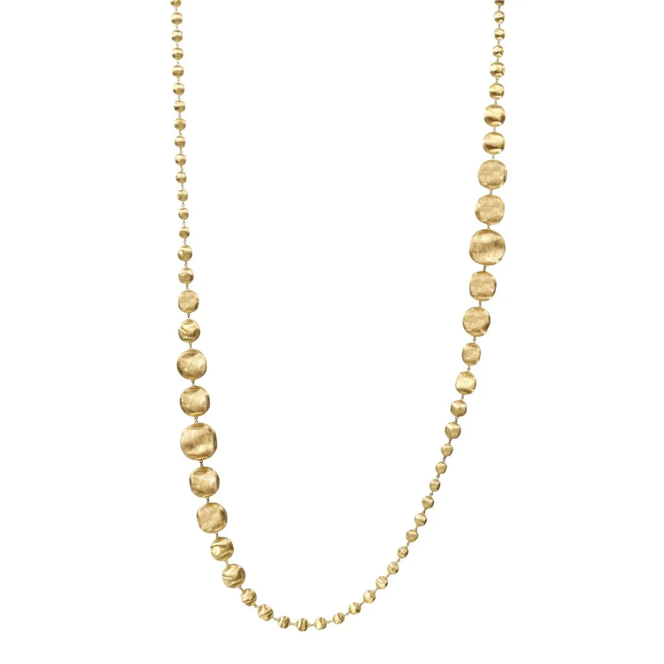 Marco Bicego Africa 18ct Yellow Gold Graduated Long Necklace