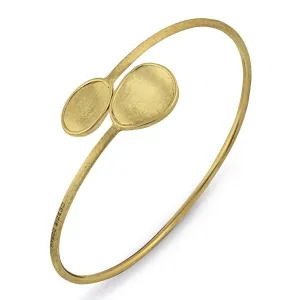 Marco Bicego Lunaria 18ct Yellow Gold Oval Bangle