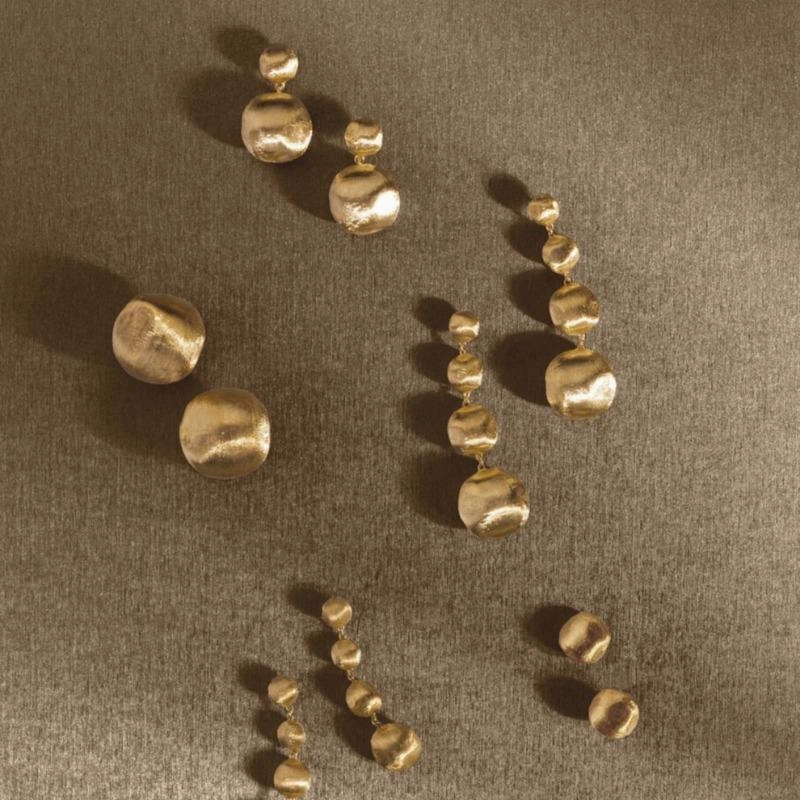Marco Bicego Africa 18ct Yellow Gold Drop Stud Earrings