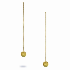 Marco Bicego Delicati 18ct Yellow Gold Thread Through Round Earrings