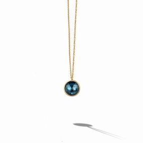 Marco Bicego Jaipur 18ct Yellow Gold London Blue Topaz Necklace D