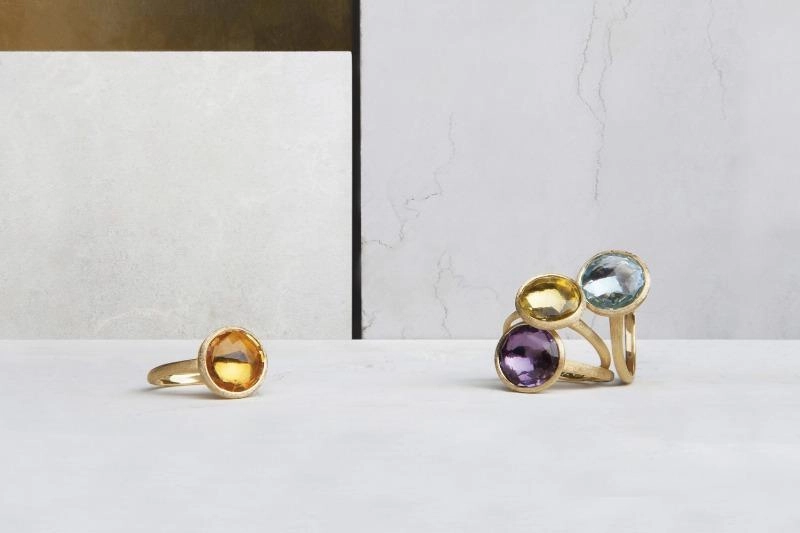Marco Bicego Jaipur 18ct Yellow Gold Topaz Ring