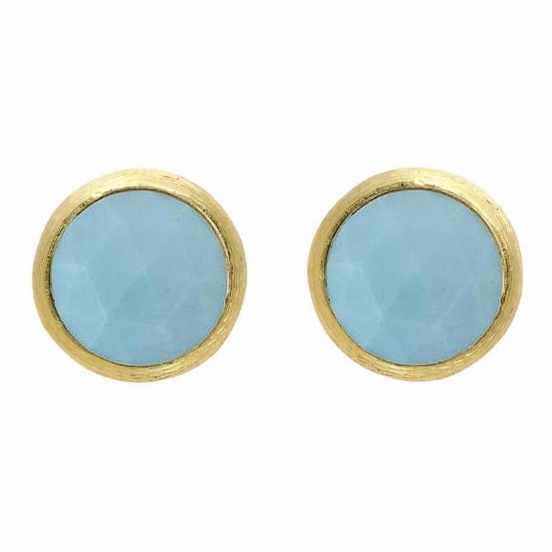 Marco Bicego Jaipur 18ct Yellow Gold Turquoise Stud Earrings