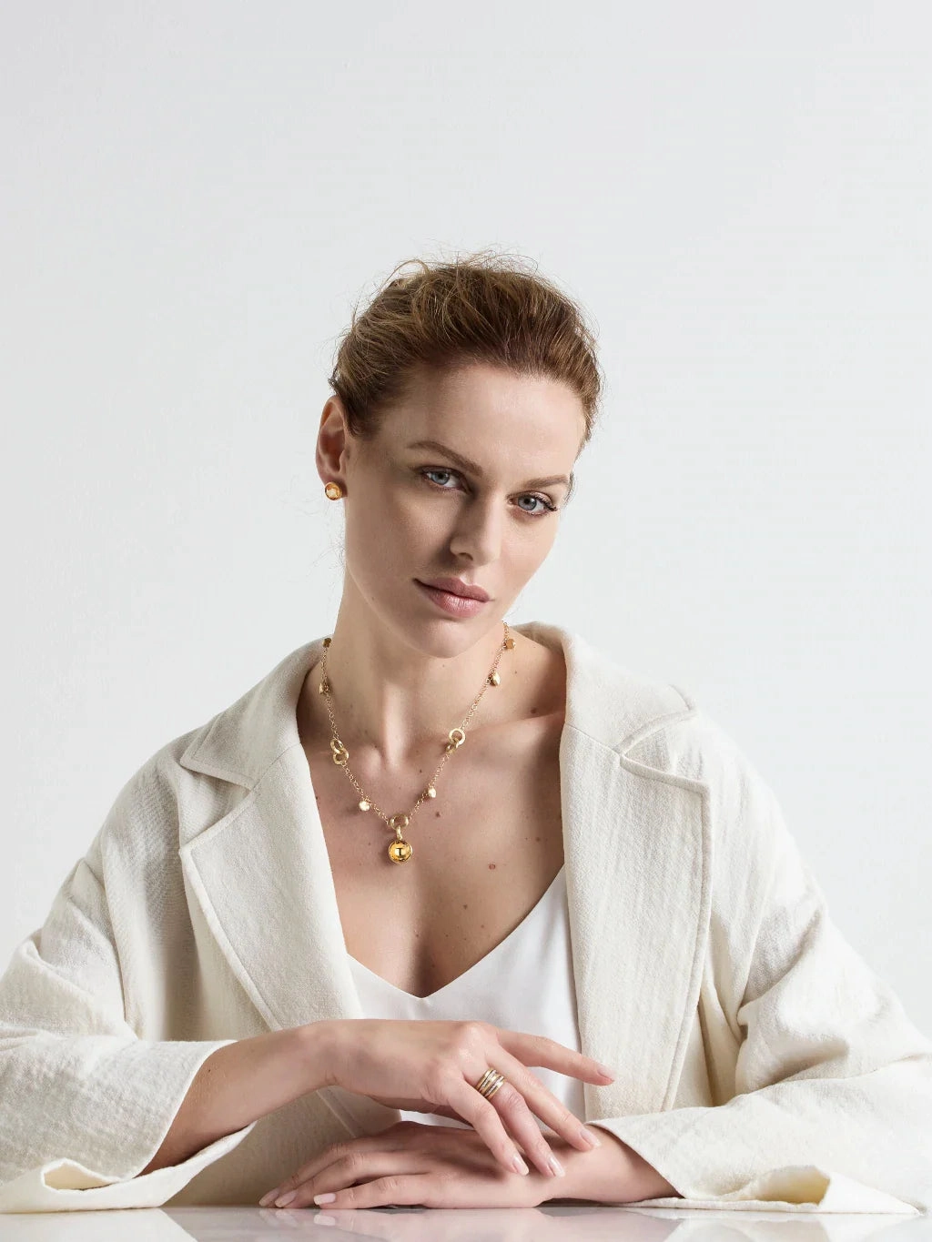 Marco Bicego Jaipur 18ct Yellow Gold Yellow Quartz Stackable Pendant