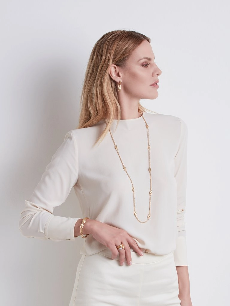 Marco Bicego Lucia 18ct Yellow Gold Link Drop Earrings