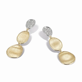 Marco Bicego Lunaria 18ct Yellow Gold Diamond Earrings