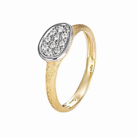 Marco Bicego Lunaria 18ct Yellow Gold Diamond Ring D
