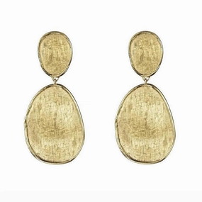 Marco Bicego Lunaria 18ct Yellow Gold Small Drop Earrings