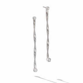 Marco Bicego Marrakech 18ct White Gold 0.30ct Diamond Drop Earrings D