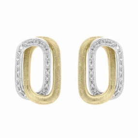 Marco Bicego Murano 18ct Yellow Gold 0.22ct Diamond Earrings