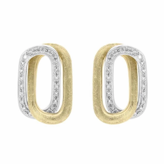 Marco Bicego Murano 18ct Yellow Gold 0.22ct Diamond Earrings