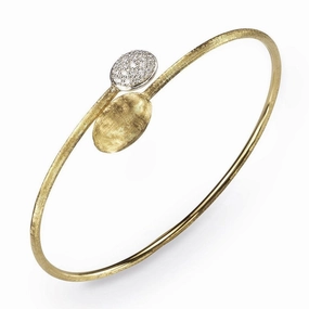 Marco Bicego Siviglia 18ct Yellow Gold 0.15ct Diamond Bangle