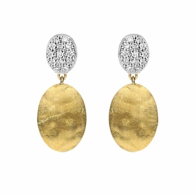 Marco Bicego Siviglia 18ct Yellow Gold 0.20ct Diamond Earrings