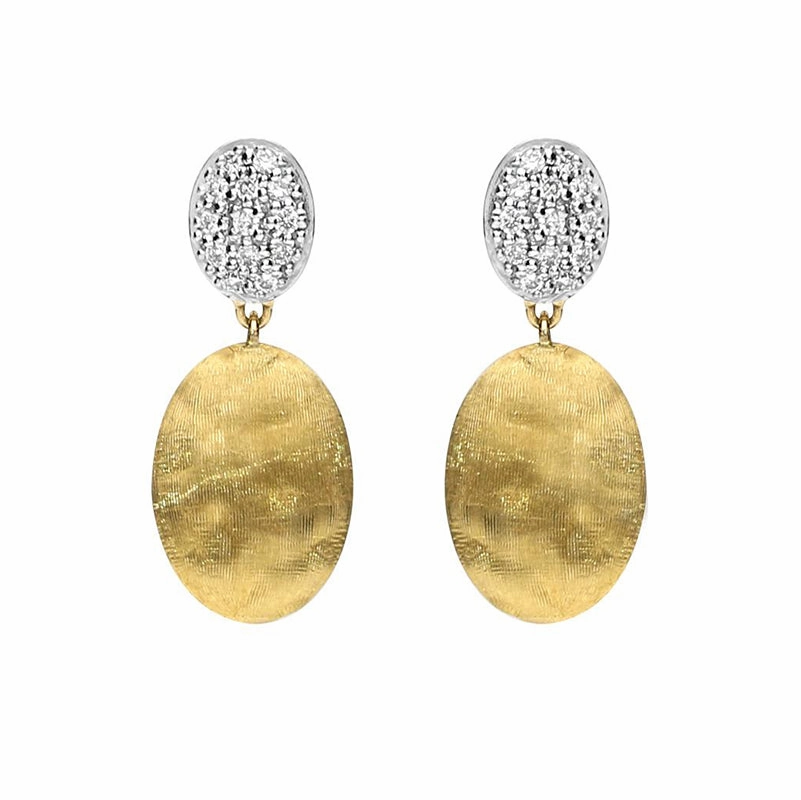 Marco Bicego Siviglia 18ct Yellow Gold 0.20ct Diamond Earrings