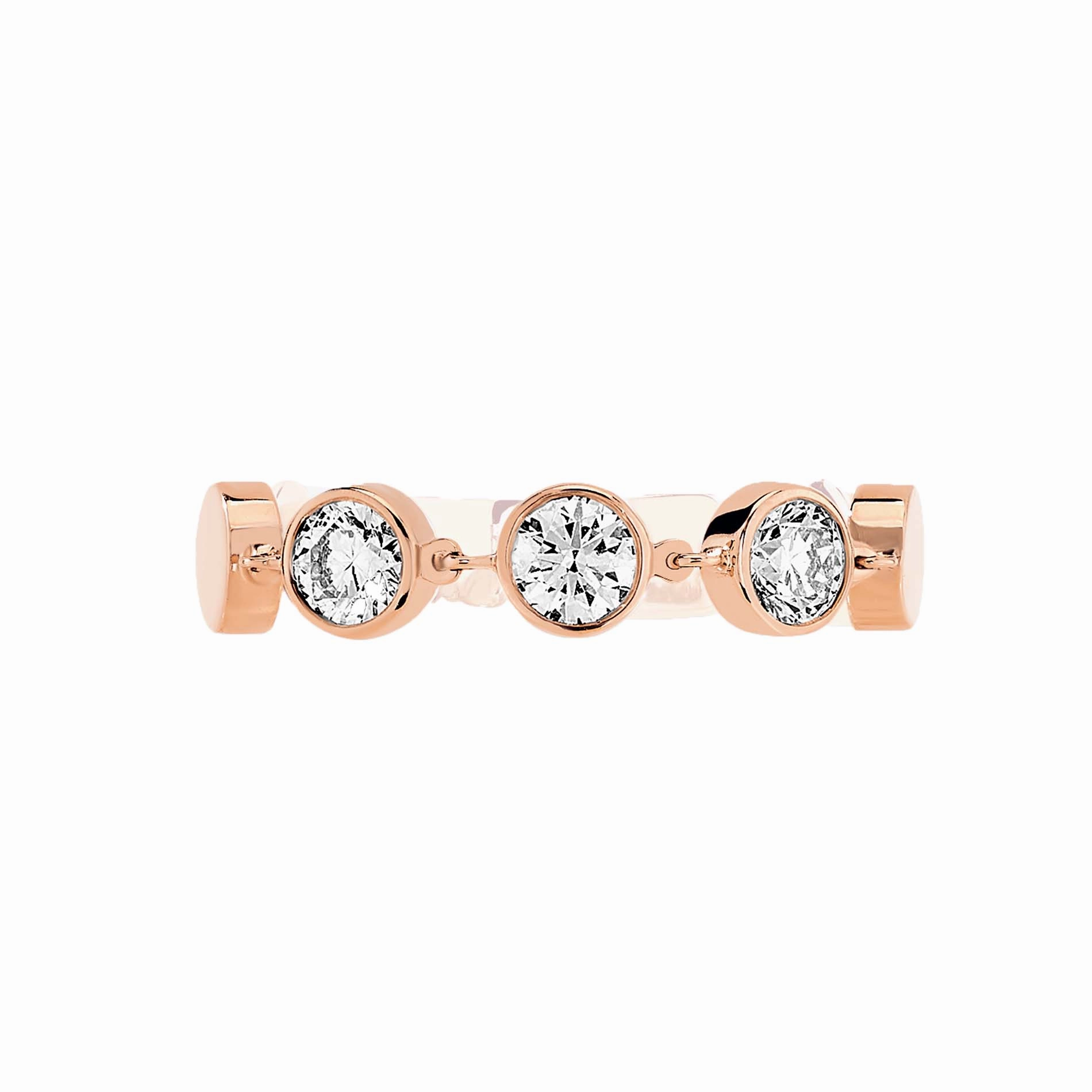 Messika D-Vibes 18ct Rose Gold Diamond Ring