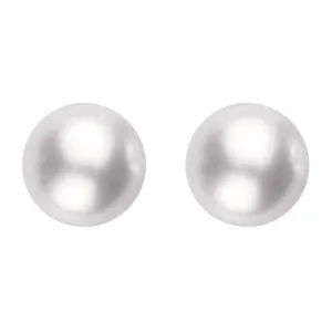 Mikimoto 18ct Yellow Gold 6.5mm White Grade AA Pearl Stud Earrings