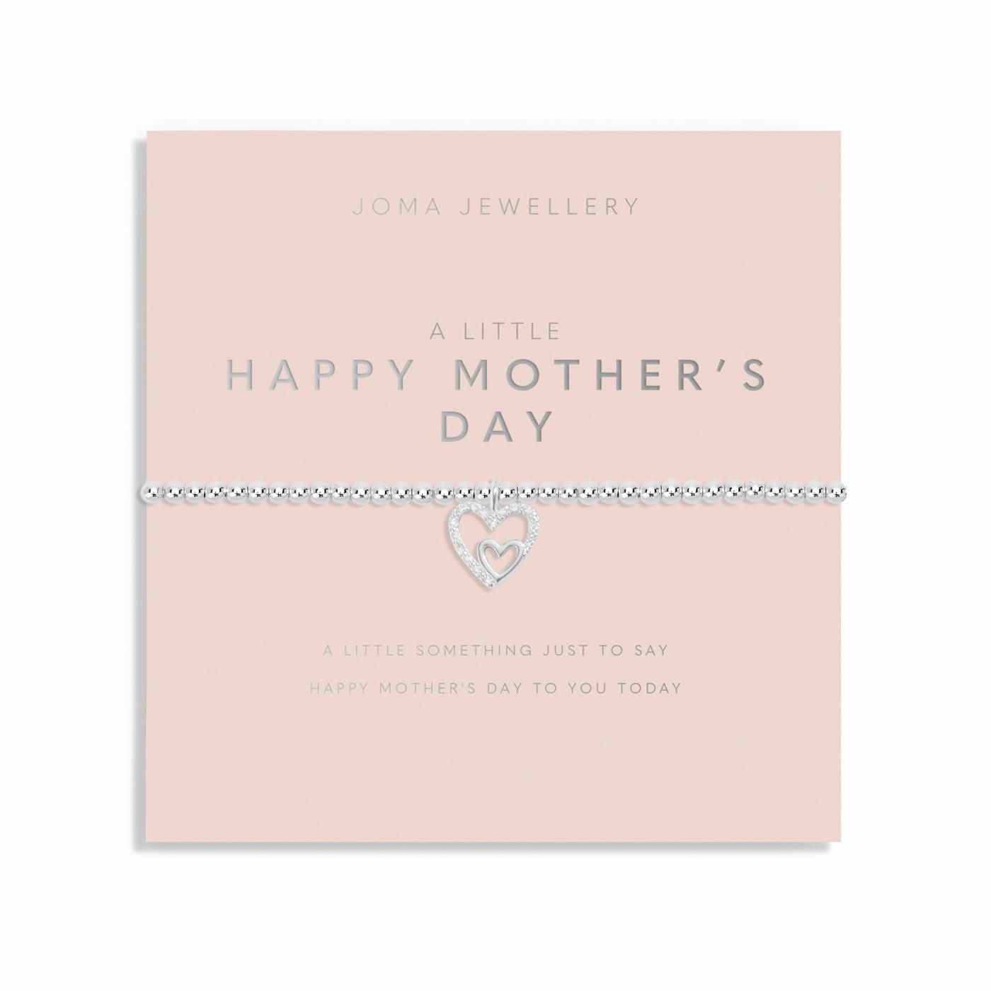 Mother's Day A Little Happy Mother's Day Silver Plated Bracelet 8507
