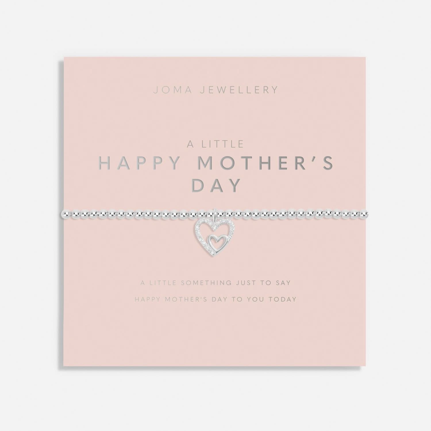 Mother's Day A Little Happy Mother's Day Silver Plated Bracelet 8507