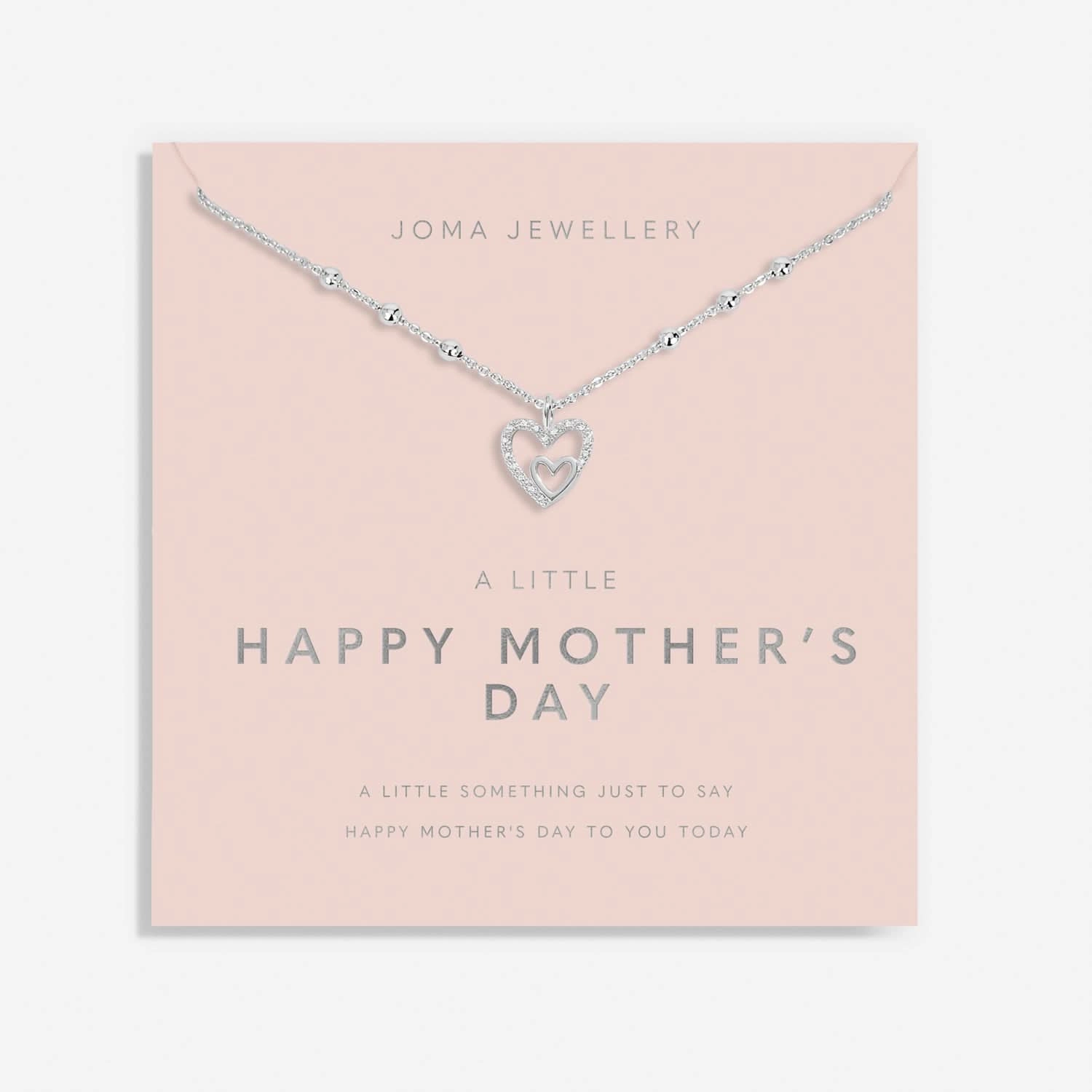 Mother's Day A Little Happy Mother's Day Silver Plated Necklace 8584