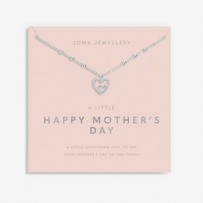 Mother's Day A Little Happy Mother's Day Silver Plated Necklace 8584
