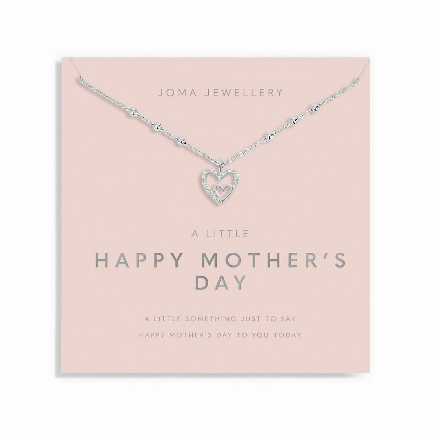 Mother's Day A Little Happy Mother's Day Silver Plated Necklace 8584